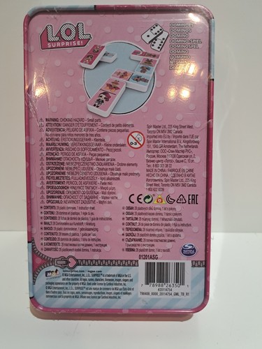 L.O.L. Überraschung Dominosteine Spiel in Dose Aufbewahrung Set. Kinder Activity LOL - Bild 5 von 7