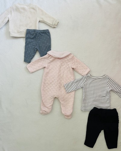 Nicole Miller Carter's Baby Girl Outfits Set of 3 Size 0-3 Months Winter Fall - Picture 2 of 12