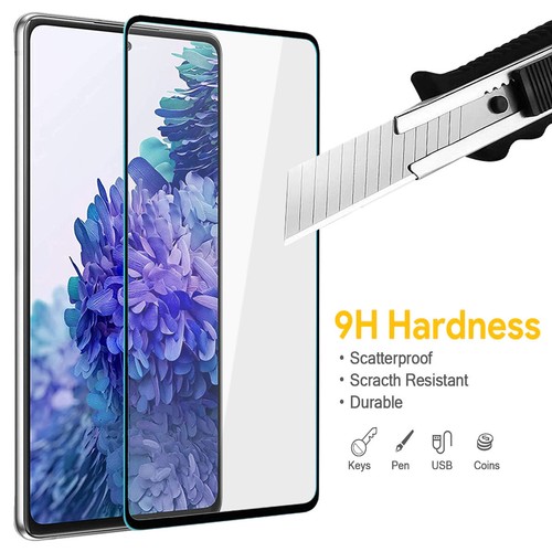 Full Coverage Tempered Glass Screen Protector Guard For Samsung Galaxy S20 FE 5G - Picture 36 of 48
