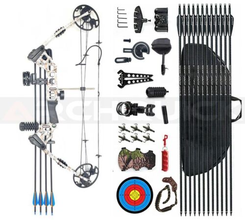 ARCHQUICK 20-70LBS Compound Bow Archery Sports Hunting Targeting RH & LH - Picture 4 of 8