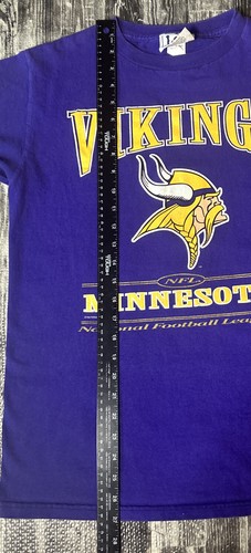 Youth VTG 1997 Lee Sport NFL Minnesota Vikings Logo T-Shirt XL 100% Cotton - Picture 4 of 8
