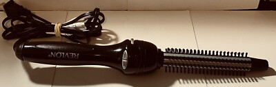 REVLON Perfect Heat Ceramic Curling Iron Brush Black 3/4''