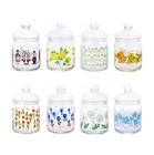 ADERIA Container Glass Canister Seasoning Bottle Retro 680ml Made in Japan NEW