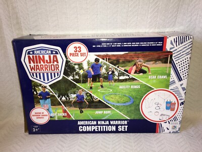 American Ninja Warrior Obstacle Course Race Set Kids Competition Brand New  Gift 859215007065|