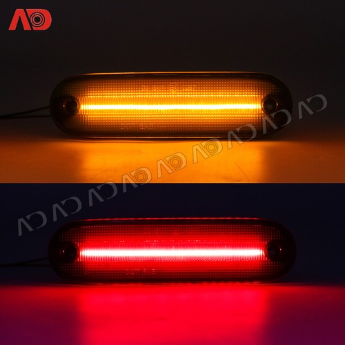 For Mazda Miata MX-5 1990-2005 LED Side Marker Light Front Rear Smoked Lens 4PCS - Picture 2 of 9