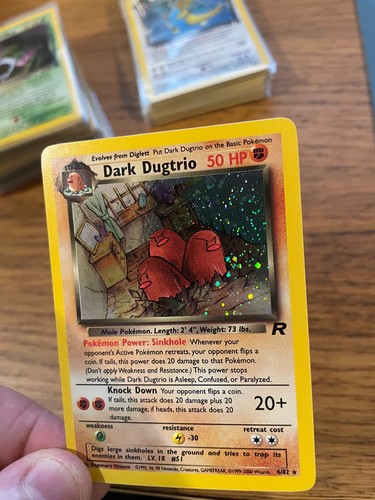 Tarjeta Pokémon Dark Dugtrio (6/82) Holo Team Rocket! ¡P&P rápido y gratis! - Imagen 9 de 56
