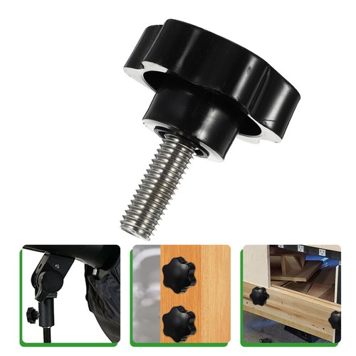 Plum Hexagonal Handle Star Shape Screw-on Knob Nuts Knobs for Stand
