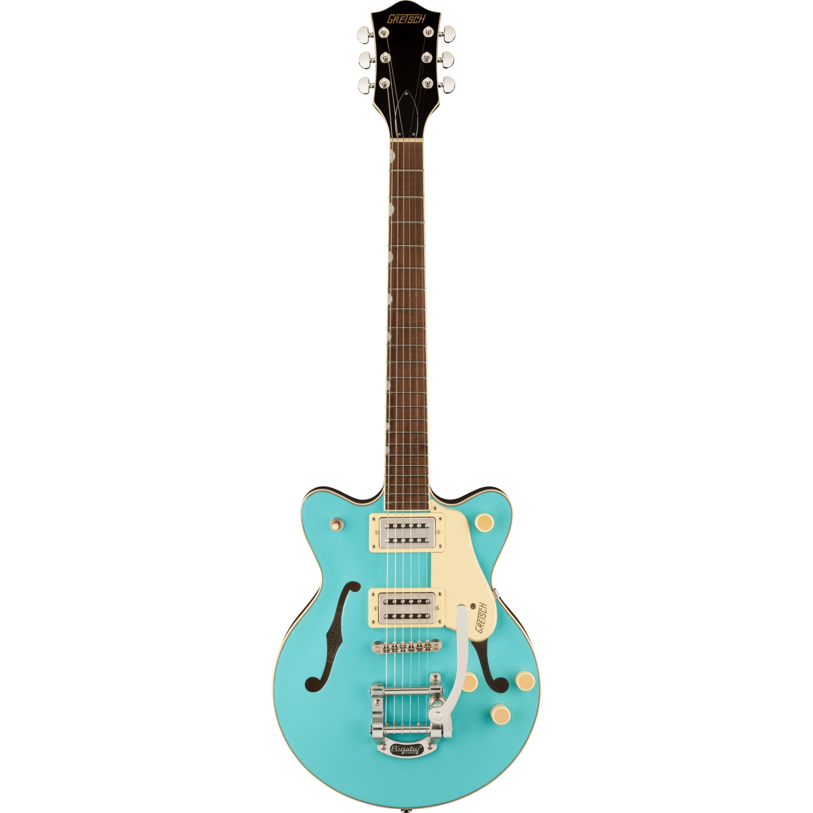 Центральный блок Gretsch G2655T Streamliner Jr с двойным вырезом и Bigsby Tropico -