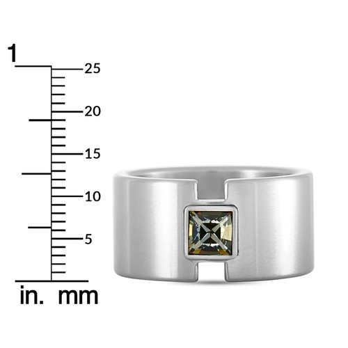 Swatch Topic Path Stainless Steel and Smoky Crystal Ring JRM052 - Picture 7 of 11