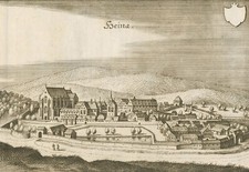 HEINA (MORSCHEN) - Gesamtansicht - Merian - Kupferstich 1655