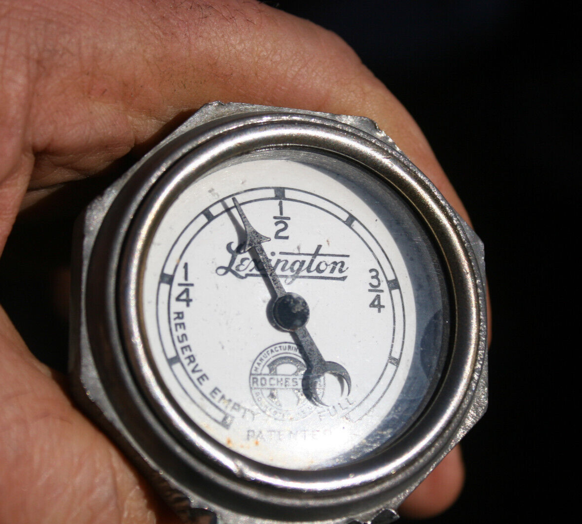 10's 20's Lexington Vintage Mechanical Fuel Gauge (made by Rochester