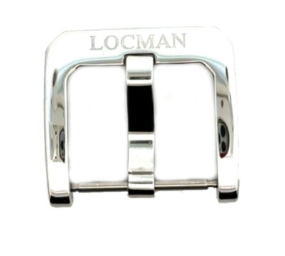 19mm Locman Men's Stainless Steel Buckle Clasp