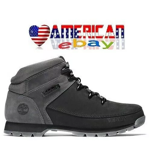 Samuel maat traagheid Timberland Men&#039;s Euro Sprint Grey / Black Hiker Boots A1KAC | eBay