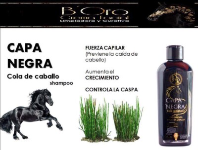 B Oro Shampoo Capa Negra 