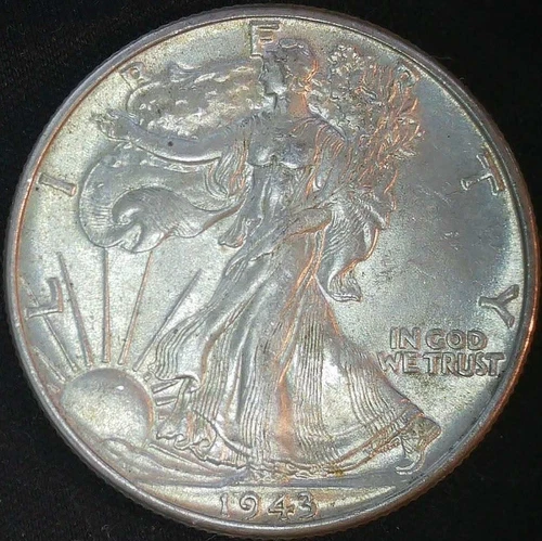 1943 Walking Liberty Half Dollar Choice Uncirculated (3S)