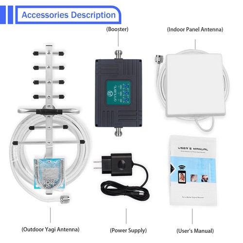 3G 4G LTE AT&T Verizon 700/850MHz Cell Phone Signal Booster Kit Band 12/13/17/5 - Picture 2 of 7