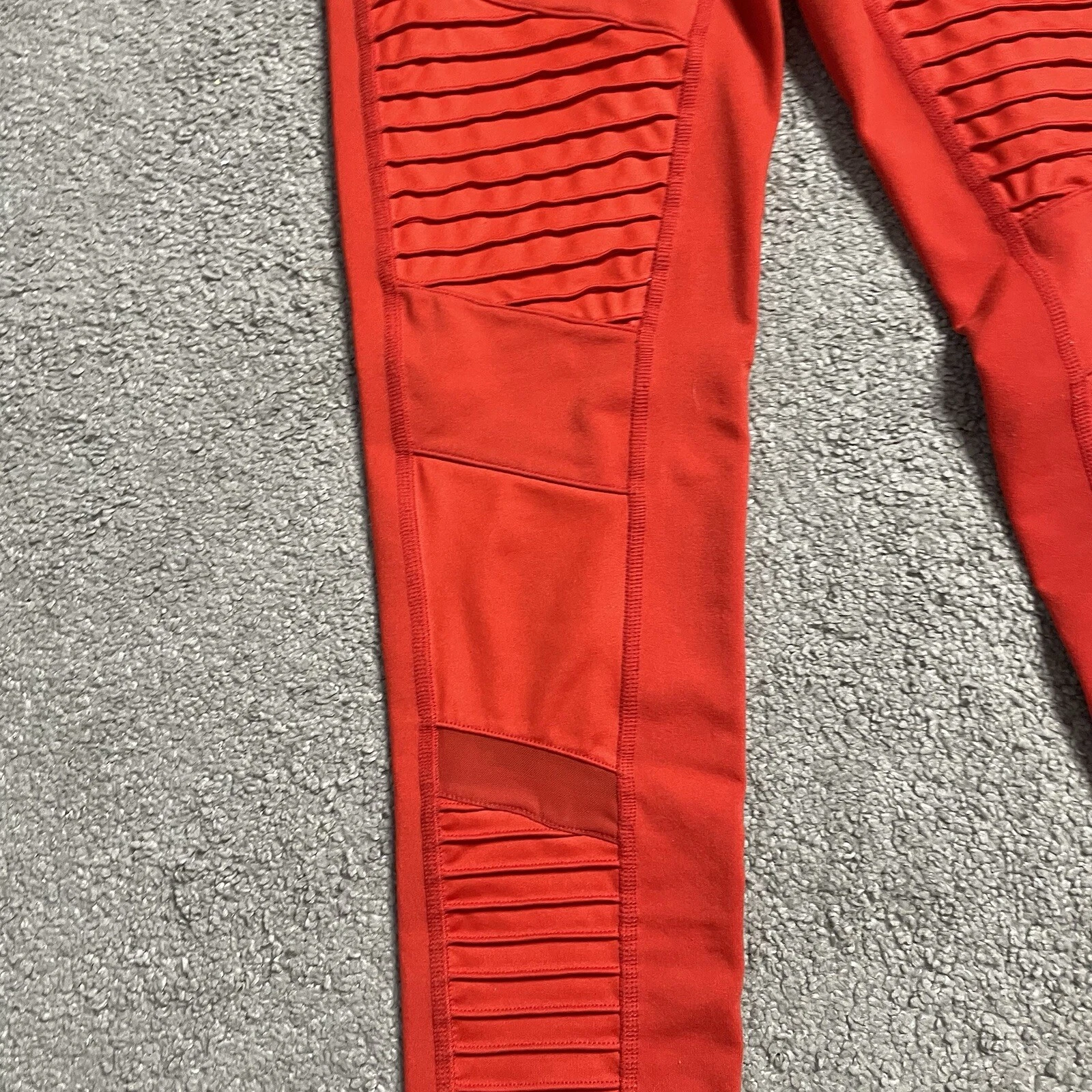 alo-yoga high waist moto mesh panel leggings