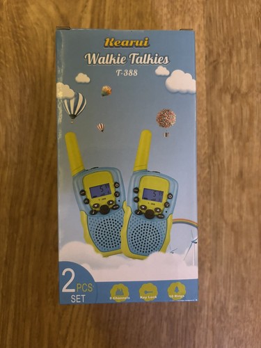 NEW Keariu Walkie Talkie Toys 8 Channels Long Distance 2 Way Radio VOX & LED - Zdjęcie 2 z 2