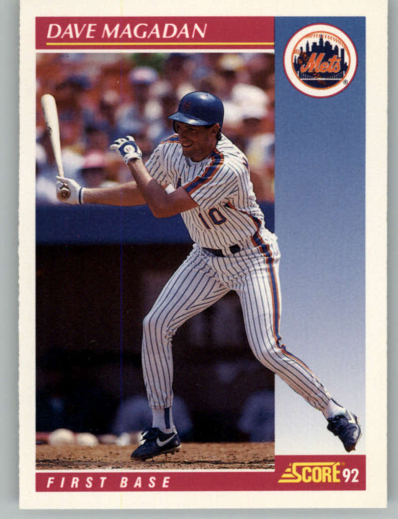 1992 Score #201 Dave Magadan Mets | eBay