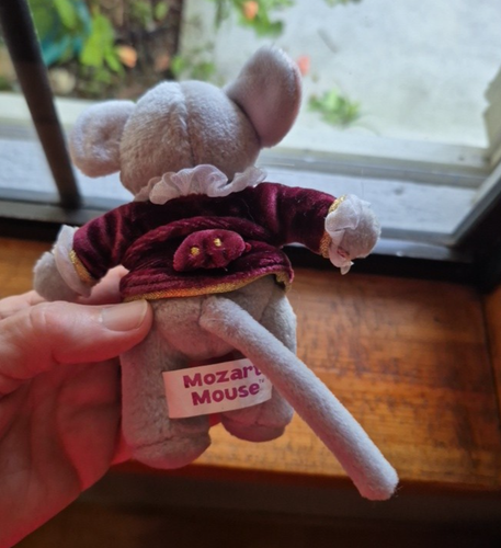 Vintage Mozart Maus Miniatur Plüsch Alfreds Musik für kleines Mozarts Spielzeug - Bild 2 von 8