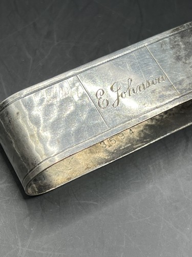 Napkin Ring APOLLO E.P.N.S Bernard Rices & Sons Hammered 3594 USA Used - Picture 12 of 13