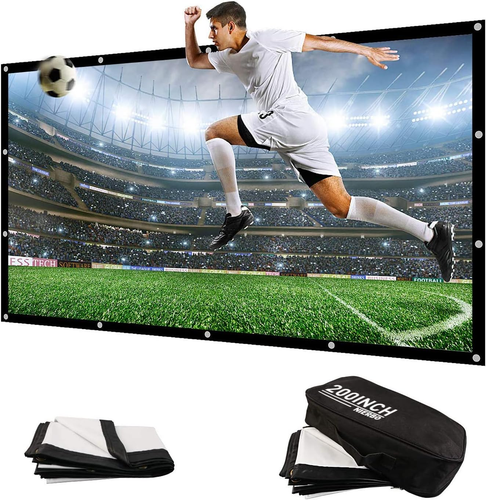 200 Inch Large Huge Projector Screen Big 16:9 3D Movie Screen of Thick Canvas Ma