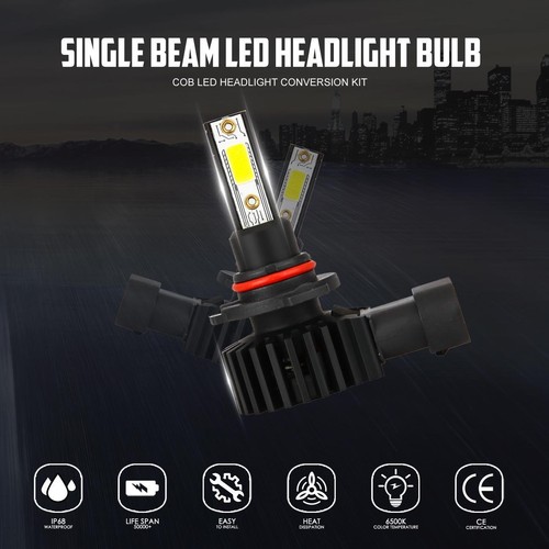 9005 HB3 Faro LED Kit Bombillas Super Brillantes Blanco 6500K 450000LM Viga Alta/Baja - Imagen 8 de 12