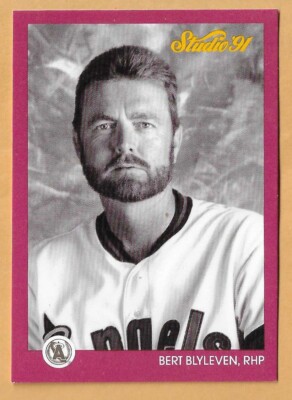 BERT BLYLEVEN ANGELS #23 - LEAF STUDIO NM-MT 1991