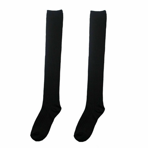 Women Knitted Over Knee Long Socks Stockings Stretch Thigh High Leg Warmers - Picture 15 of 22