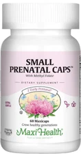 Maxi Health Small Prenatal Caps with Methyl Folate - 60 Maxicaps