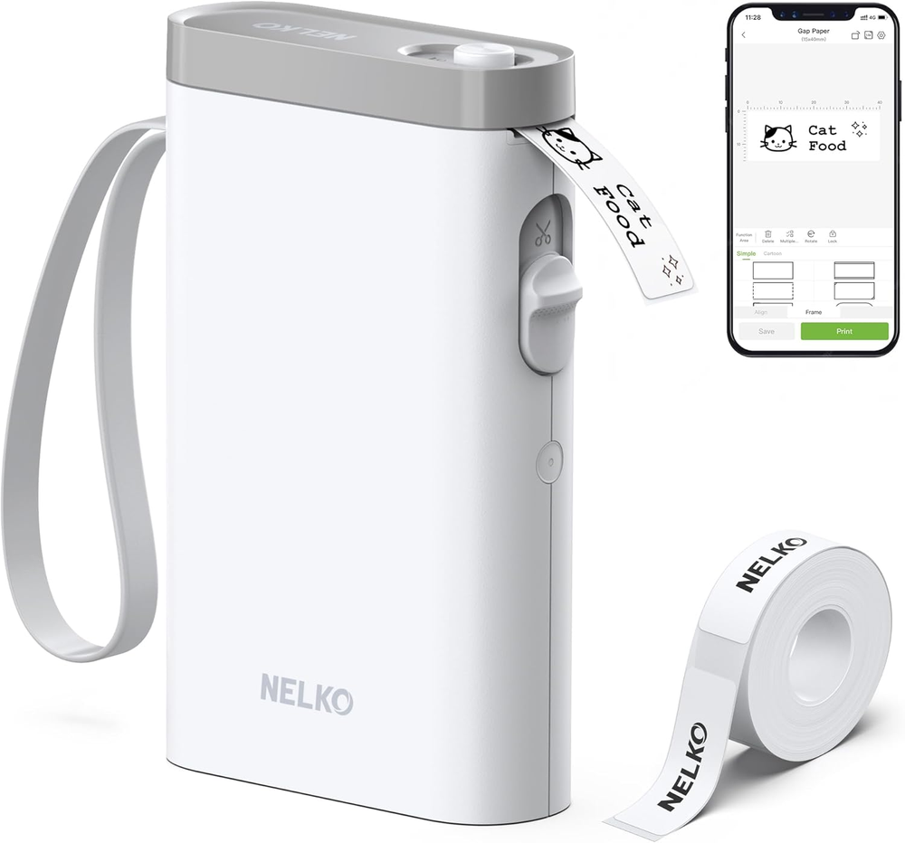 Bluetooth Label Maker P21 with Tape Wireless Portable Label Printer