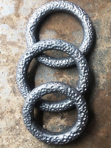 Anillos de entrenamiento para antebrazo forjados a mano anillos de hierro Hong Quan Kungfu (solo una pieza) - Imagen 4 de 12