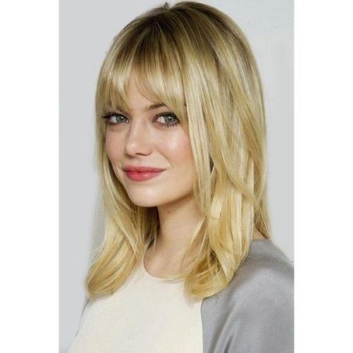 Attractive Blonde Long Fluffy Natural Wavy Women's Synthetic Wig Hai - Picture 2 of 6