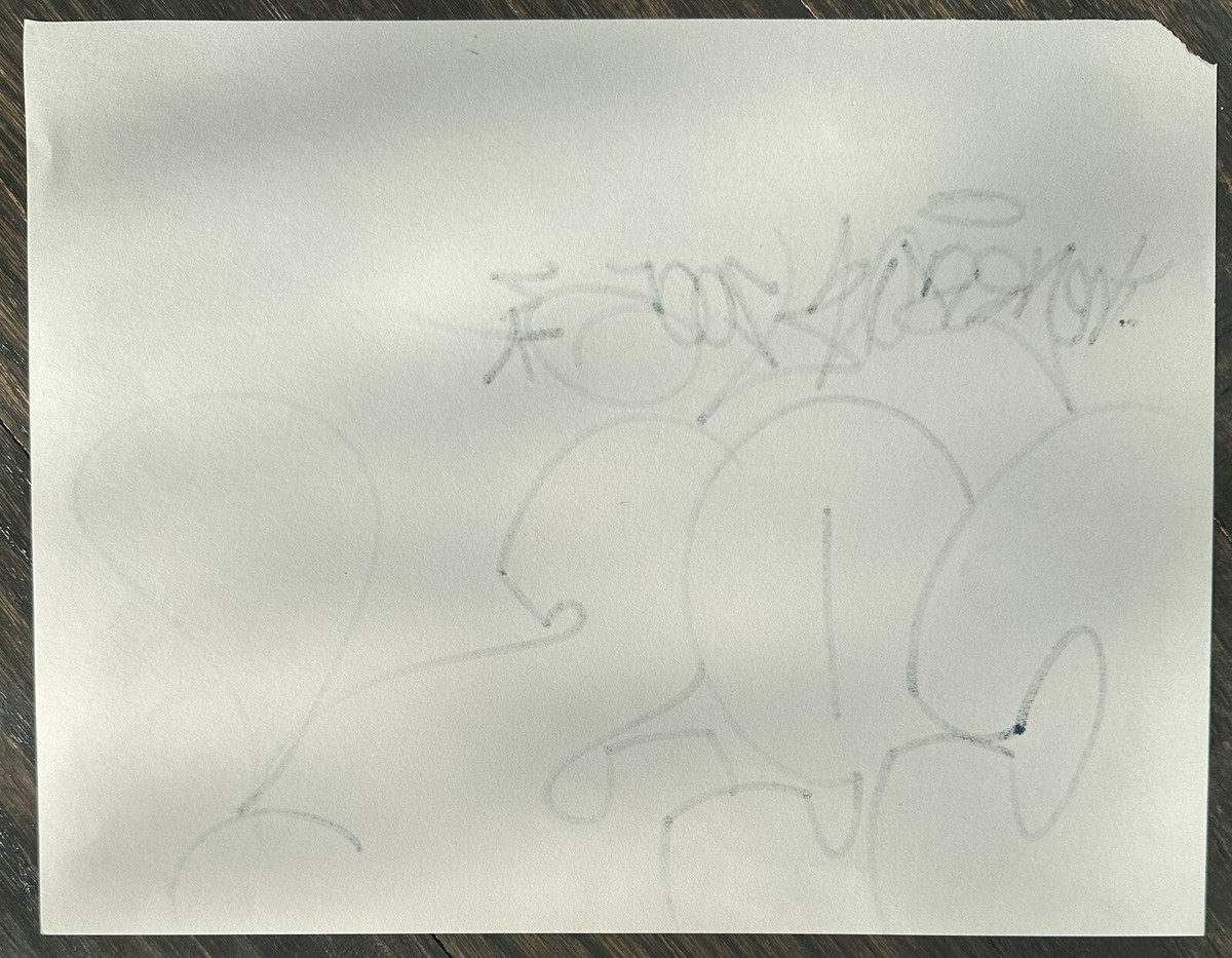 2005 CES Wish FX Graffiti Drawing Black Book Rare FUTURA Seen