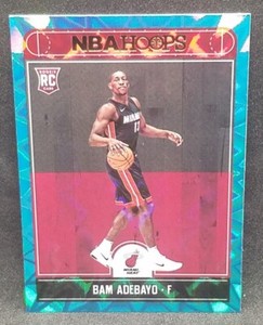 2017-18 Panini NBA Hoops - Teal Explosion #264 Bam Adebayo (RC)