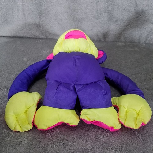Vintage 1994 Fisher Price Plush Purple Gorilla Monkey Puffalump 11" SEE VIDEO - Picture 9 of 12