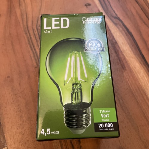 Feit Electric A19/TG/LED 40W Equivalent 4.5 Watt Dimmable Filament Clear Glass A - Picture 3 of 7