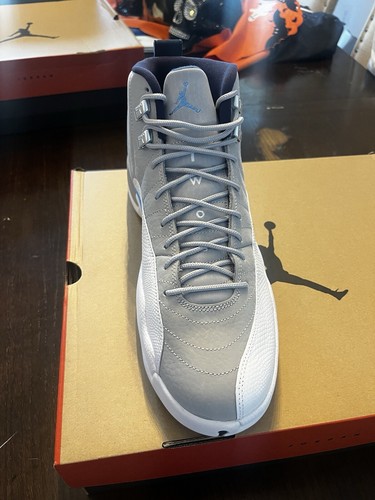 Nike Air Jordan 12 Retro Sz 11.5 Ds White Carolina Blue - Picture 4 of 5