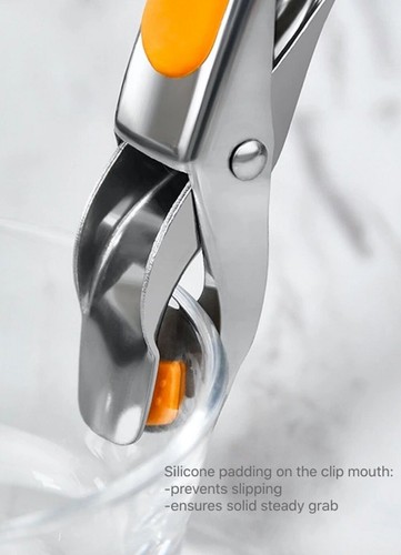 Edelstahl Anti-Verbrühplatte Greifer Klemme - Küchenzange Schüsselheber Halter - Bild 4 von 5