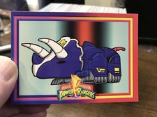 1994 Mighty Morphin POWER RANGERS # 65 TRICERATOPS DINOZORD