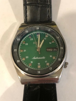 seiko 5 automatic green