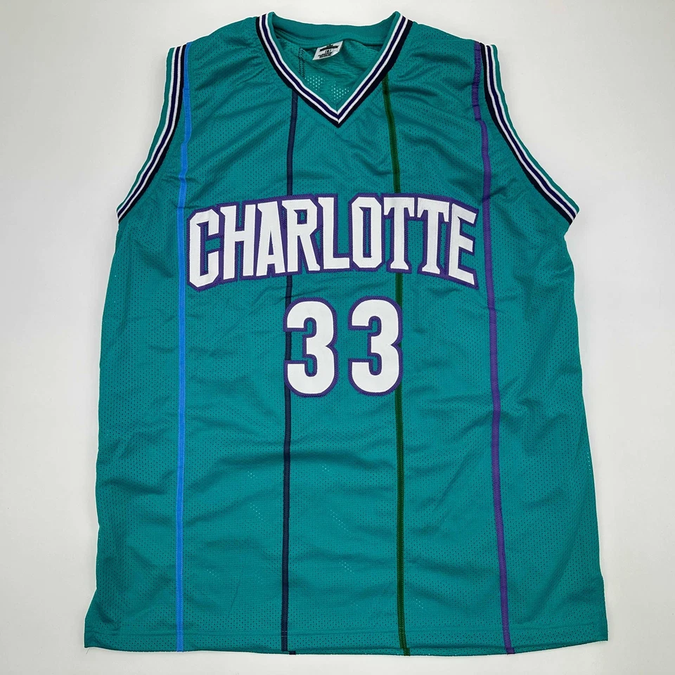 Футболка с факсимильным автографом Алонзо траурная Charlotte бирюзовый цвет перепечатка размер XL мужская - Изображение 3 из 4