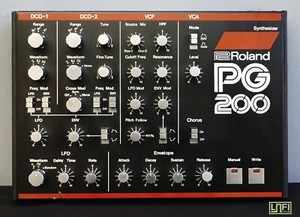 ジャンク品　Roland PG-200シンセサイザー　プログラマー Roland PG-200 Synthesizer Programmer Controller for JX3P JX