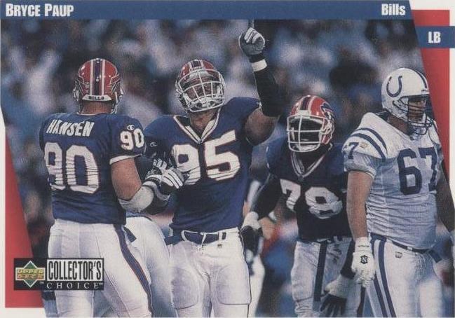 1997 Upper Deck Collector's Choice Bryce Paup #113 - 1 of 2