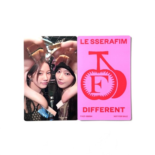 [LE SSERAFIM] DIFFERENT / Limited Edition NOSTALGIC YLANG Photocard PC Chaewon - Bild 10 von 13