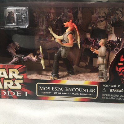 Hasbro Star Wars Episode I Mos Espa Encounter Sebulba, Jar Jar