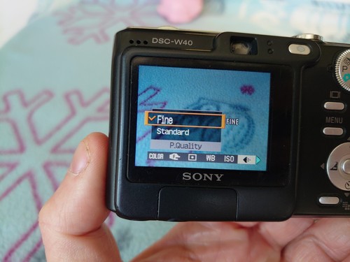 Sony Cyber-Shot DSC-W40 6.0 MP Digital Camera - Black Fully Working Good Shape - Picture 17 of 20