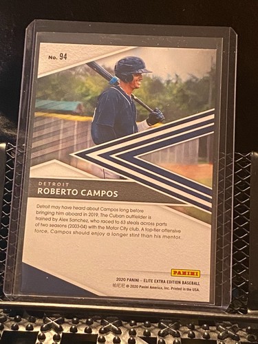 Roberto Campos 2020 Elite Extra Edition - Turn Of The Century #/120 - #94 Tigers - Picture 2 of 2