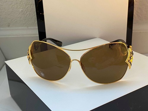Gafas de sol antiguas Affliction Angelina oro/bronce #256 - Imagen 5 de 6