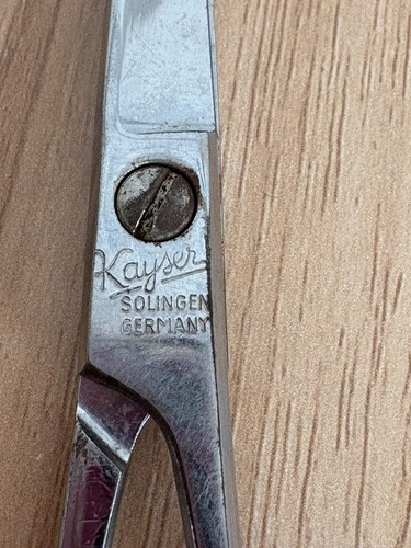 Kayser Solingen Germany Scissors Sheers 785-7 Chrome - Vintage / Pre-owned - Picture 4 of 14